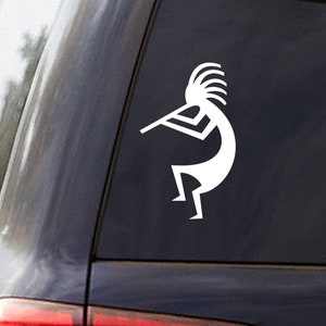 Kokopelli Decal, kokopelli sticker, kokopelli art, decal for car, decal for truck, decal for window, kokopelli doll, kokopelli dancer