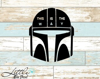 Mandalorian Vinyl Decal, Mandalorian, mandalorian helmet, mandalorian sticker, mandalorian shirt, mandalorian armor, mandalorian costume