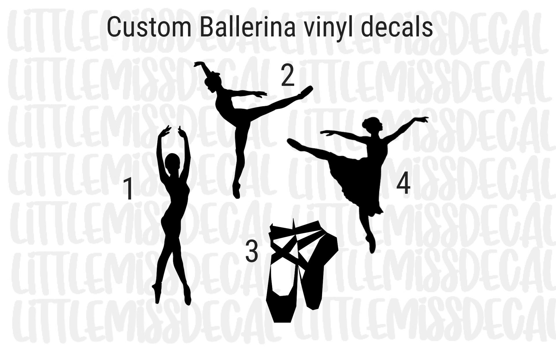 Ballerina Vinyl Decal, Ballerina Gift, Ballerina Sticker, Ballerina ...