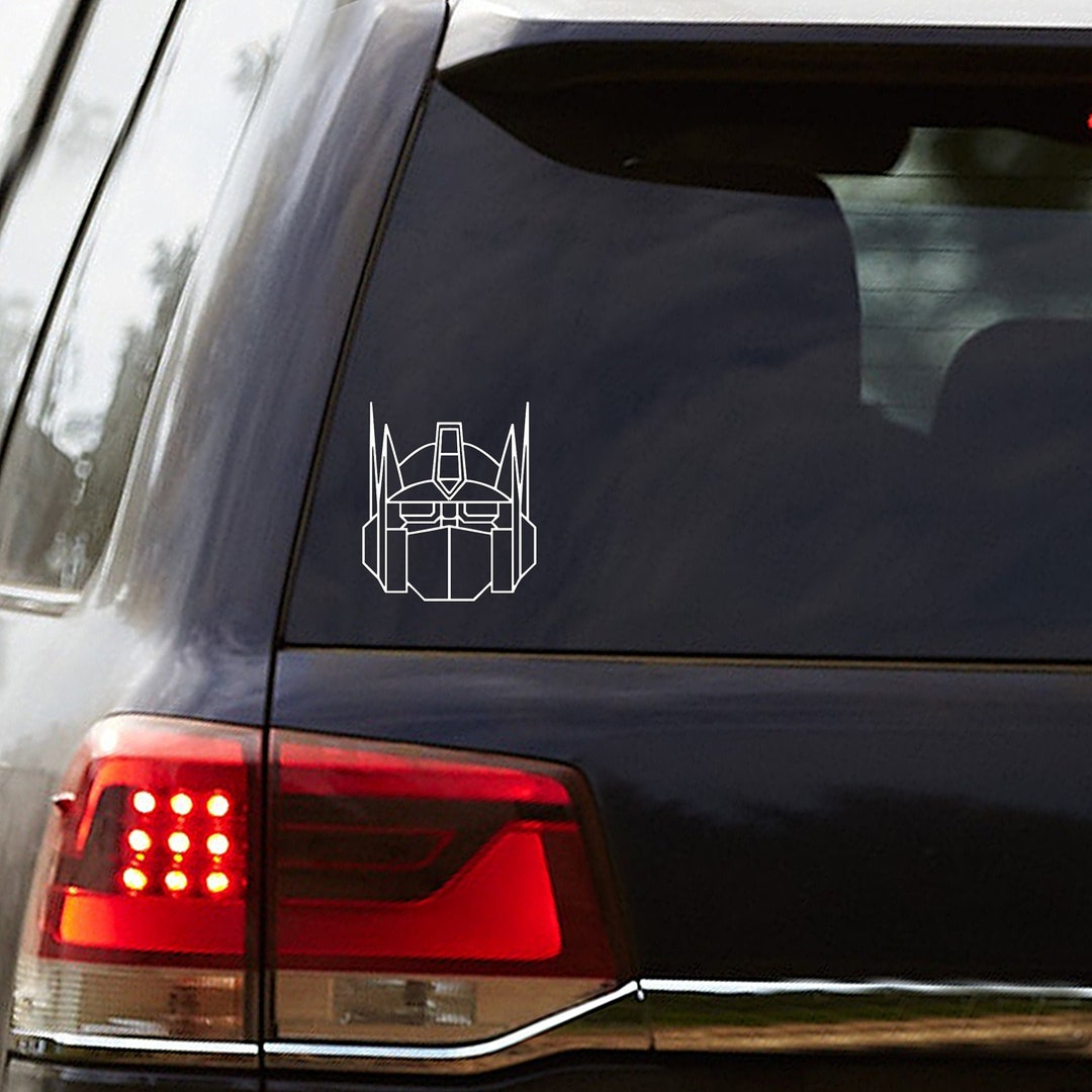 Optimus Prime Vinyl Decal, Optimus Prime Helmet, Optimus Prime Decal ...