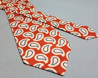 Neiman Marcus Paisley Tie, Men's Paisley Necktie