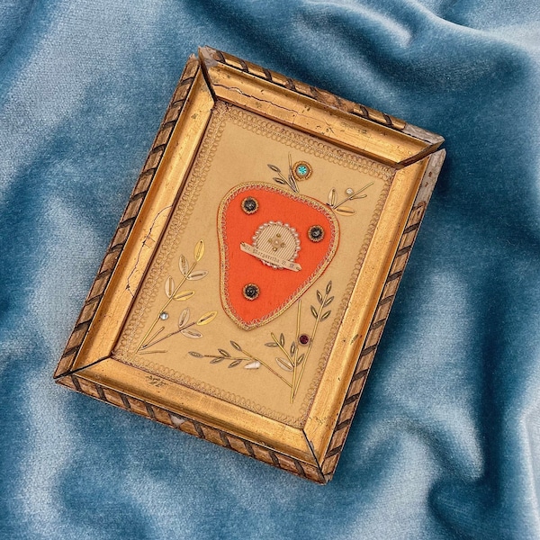 Framed Antique Relic of St. Margaret, St Margaretha Relic