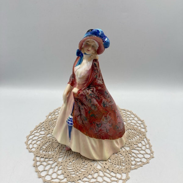 Royal Doulton Paisley Shawl figurine, HN1988, Made in England, misprint HN1987