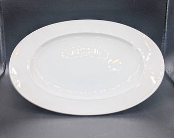 Vintage ROSENTHAL White Composition Serving Platter MCM