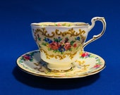 Paragon Minuet Teacup and Saucer, Paragon Minuet Double Warrant Cup and Saucer