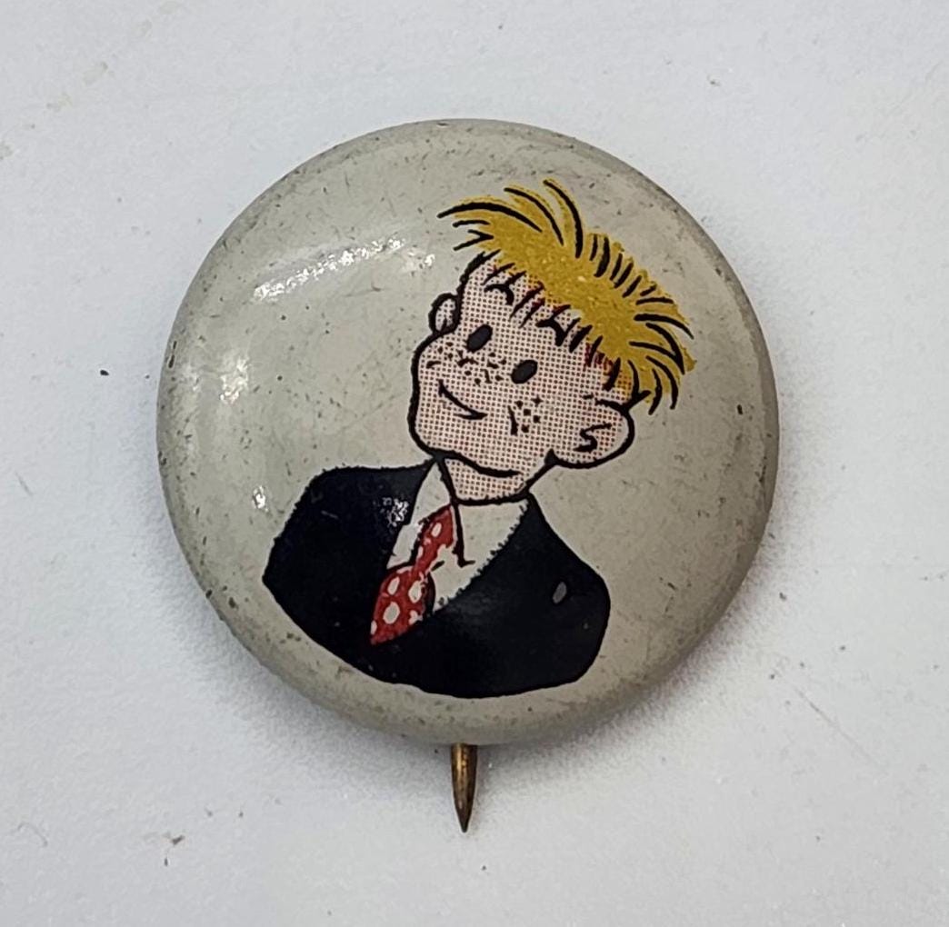 Vintage 1940s Kellogg's Pep! Pins / Buttons, Choice of Four
