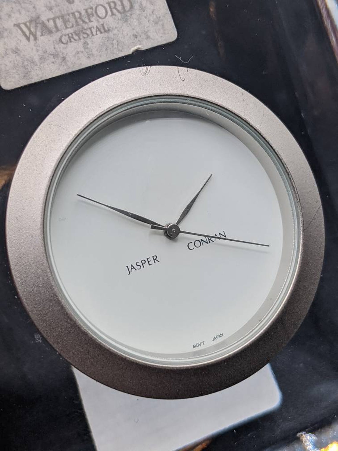 Vintage JASPER CONRAN Waterford Crystal Clock / Works Etsy