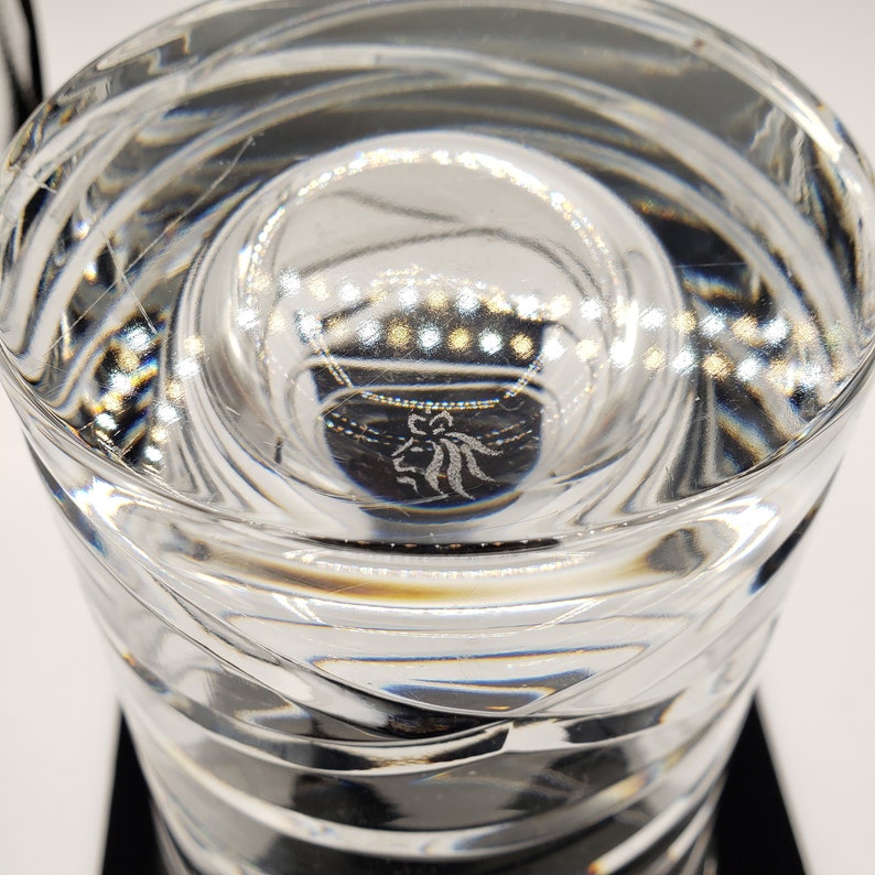 Royal Doulton Large Crystal Vase Saturn Vase With Original Etsy