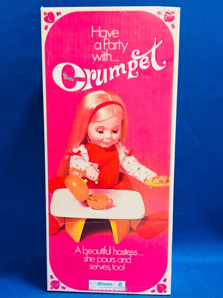 レビュー高評価商品 1971 Doll Crumpet Vintage by Box Original in Kenner ぬいぐるみ