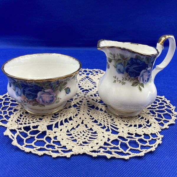 Royal Albert Moonlight Rose Cream and Sugar Set