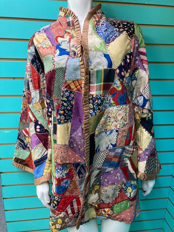 Vintage 1950's Hand Made Jacket from Old Crazy Qui