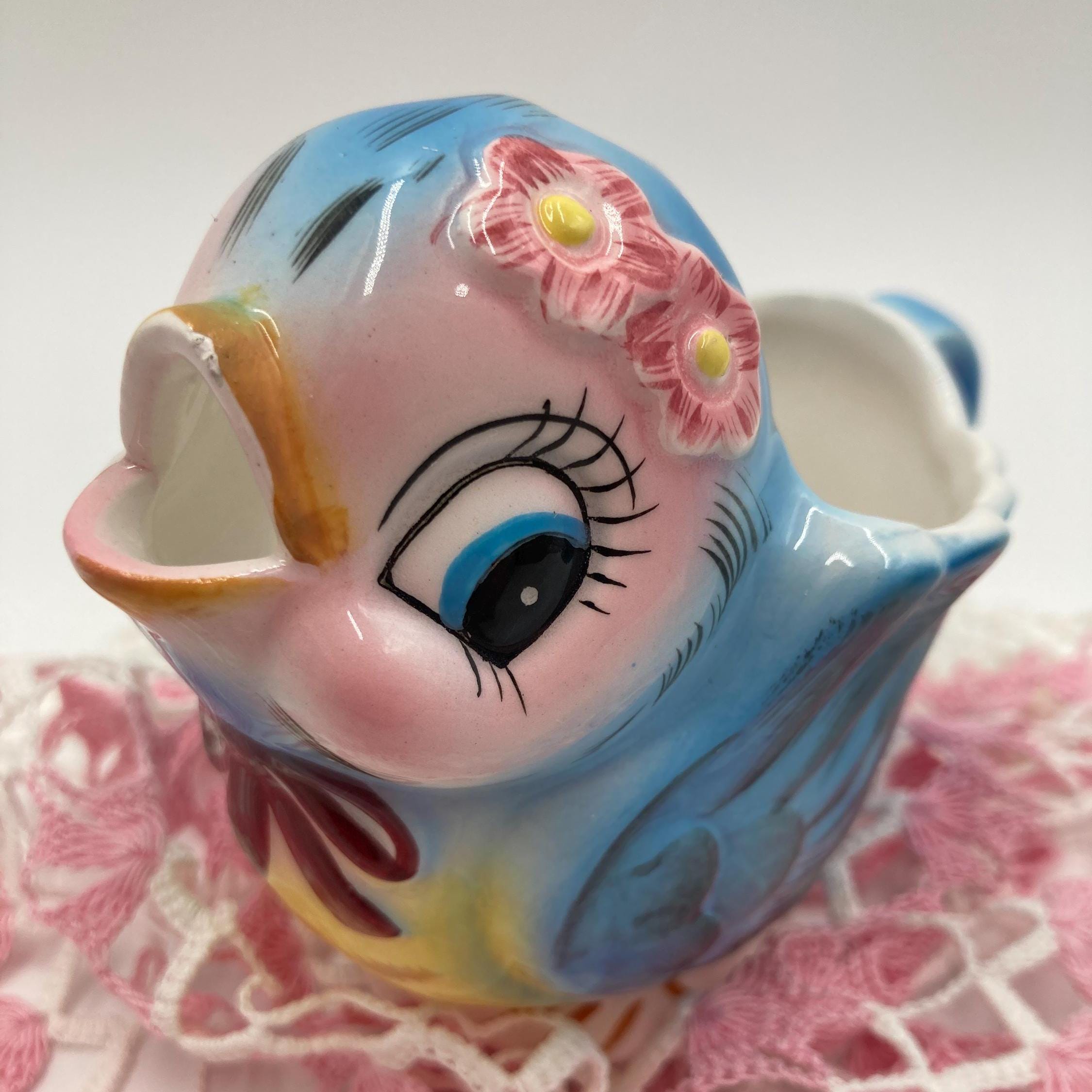 希少なレフトン ブルーバード クリーマーとカバードシュガー - 説明を