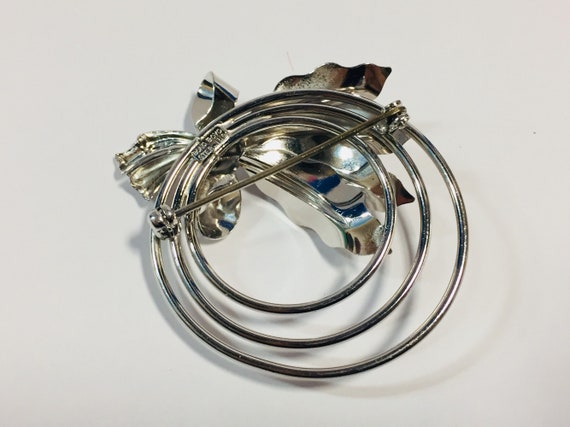 Vintage Bond Boyd Sterling Silver Leaf Brooch Bond Boyd Silver