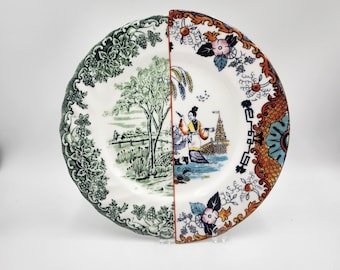 Hybrid Seletti Dinner Plate - Western and Eastern design