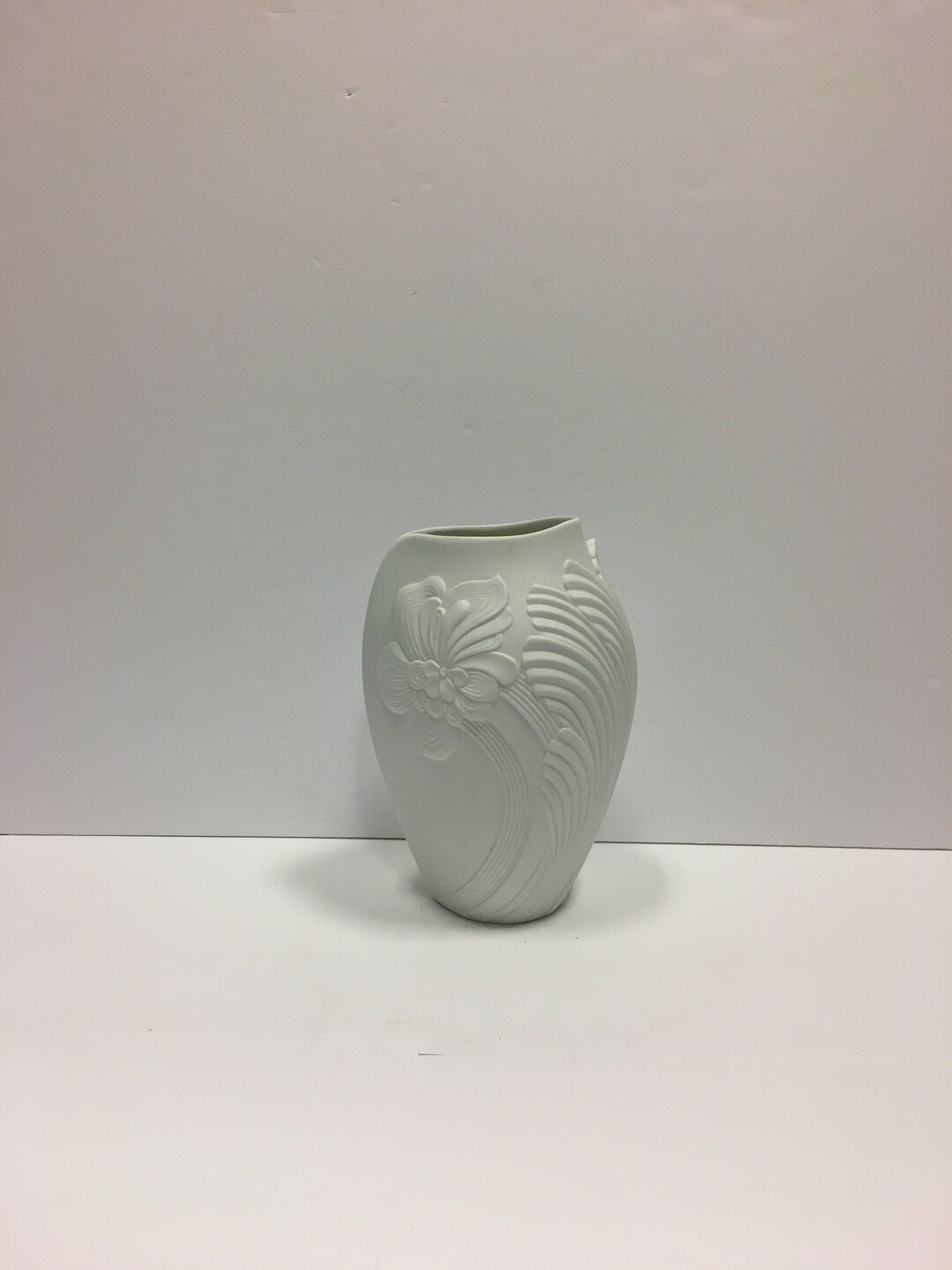 C.1970's Kaiser White Bisque Vase Signed by Manfred Frey Etsy