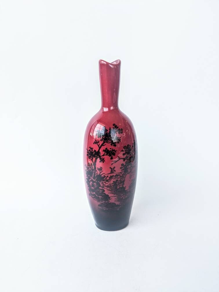 ヴィンテージ 1930 年代 ROYAL DOULTON フランベ 花瓶 - Etsy 日本