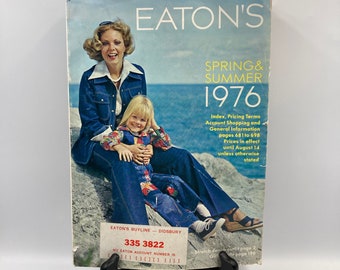 1976 EATON'S Spring & Summer Catalogue, Good Vintage Condition, Eaton's Catalogue