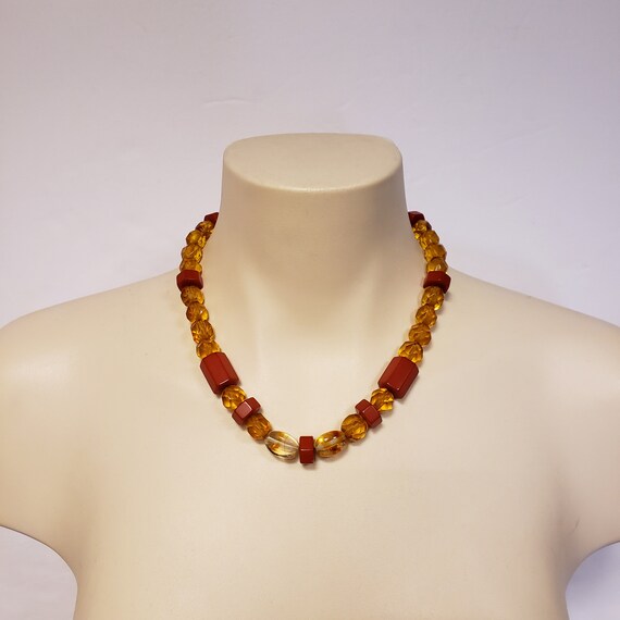 Vintage Bakelite and Celluloid Necklace