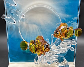 Vintage Swarovski Crystal Blue Tang Fish #866180 -swarovski