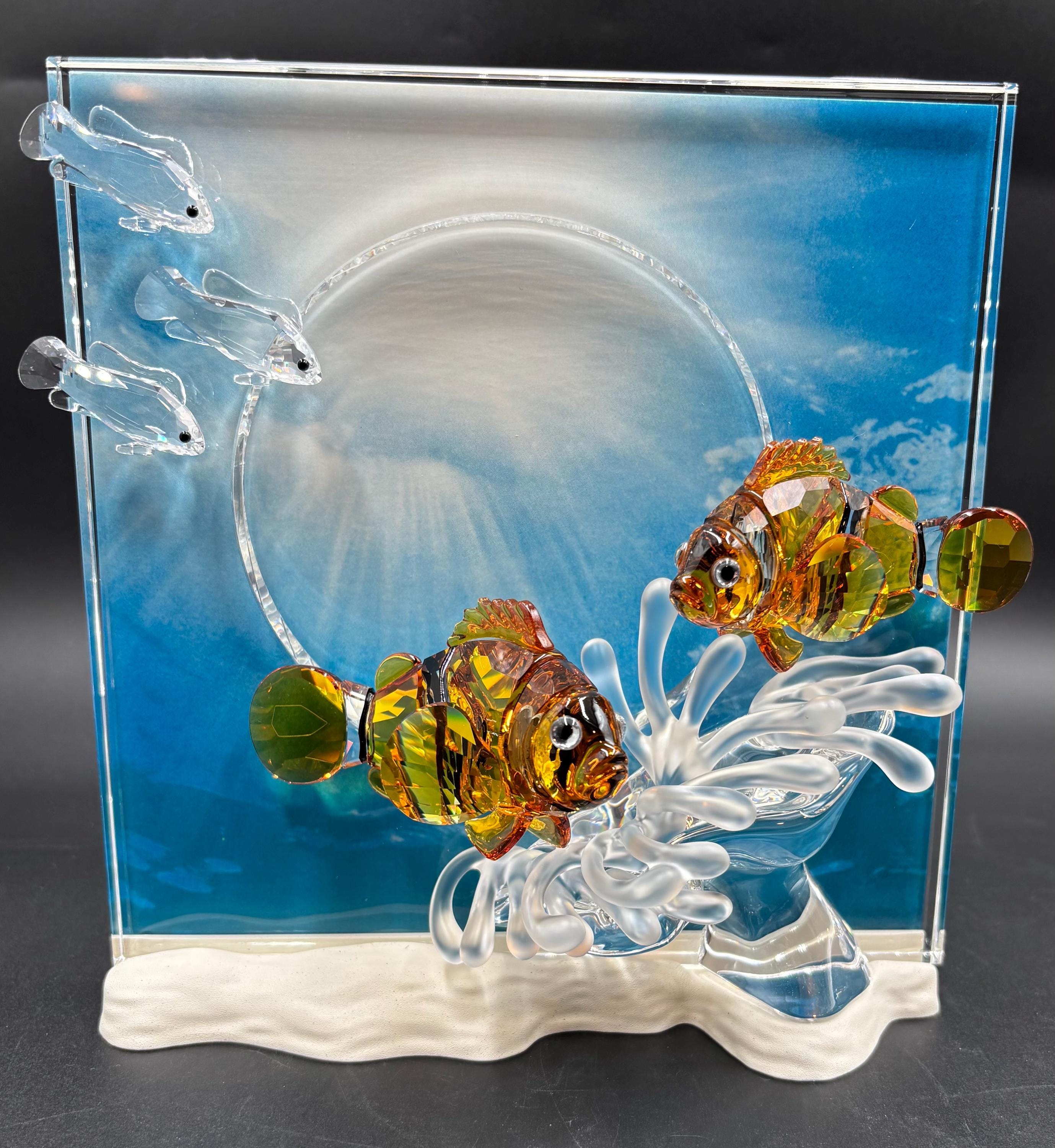 Swarovski crystal figurines fish - Etsy 日本