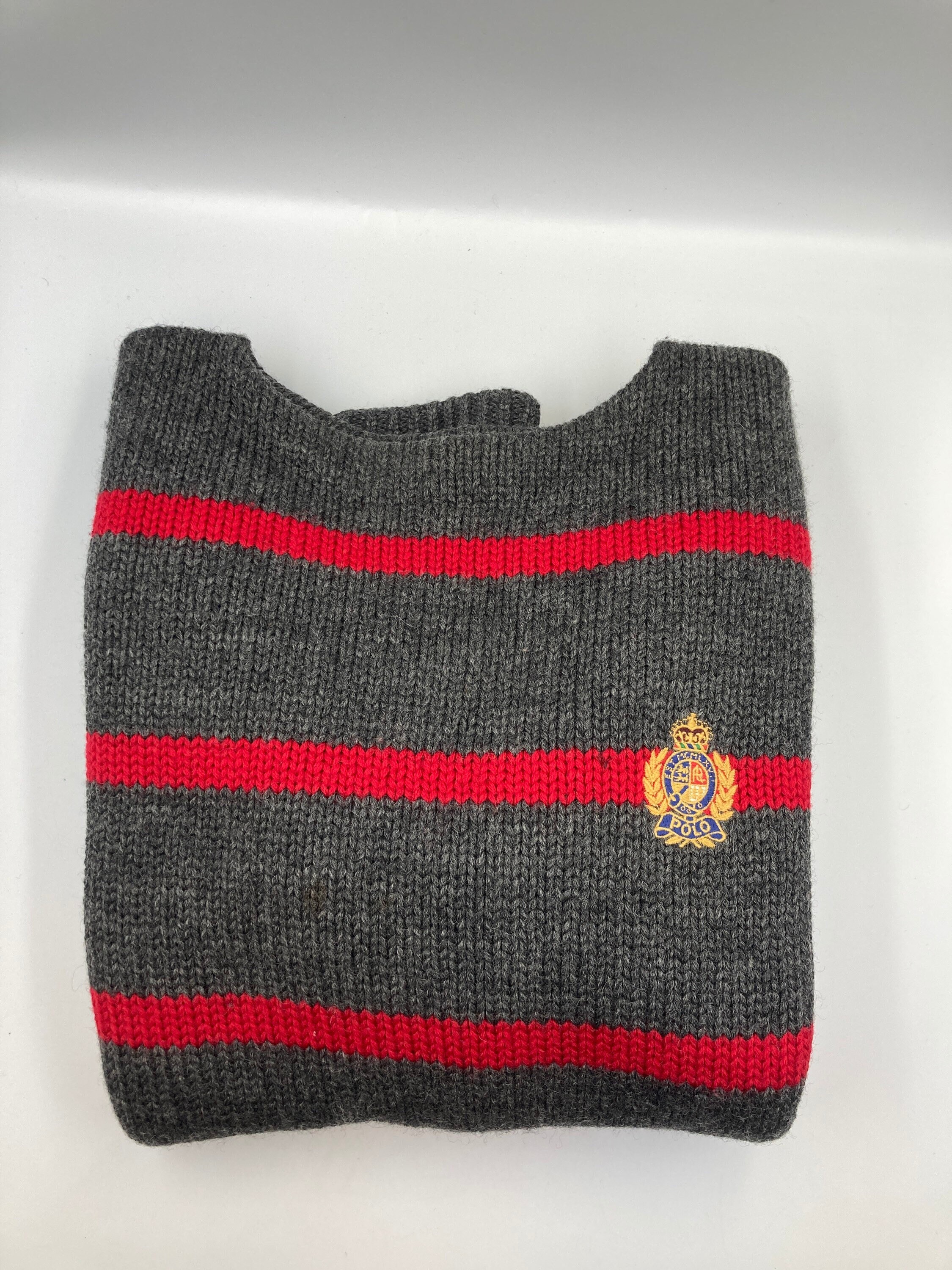 1980s Vintage POLO by Ralph Lauren Knit Sweater, 100% Pure 1980s Vintage POLO by Ralph Lauren Knit Sweater, 100% Pure