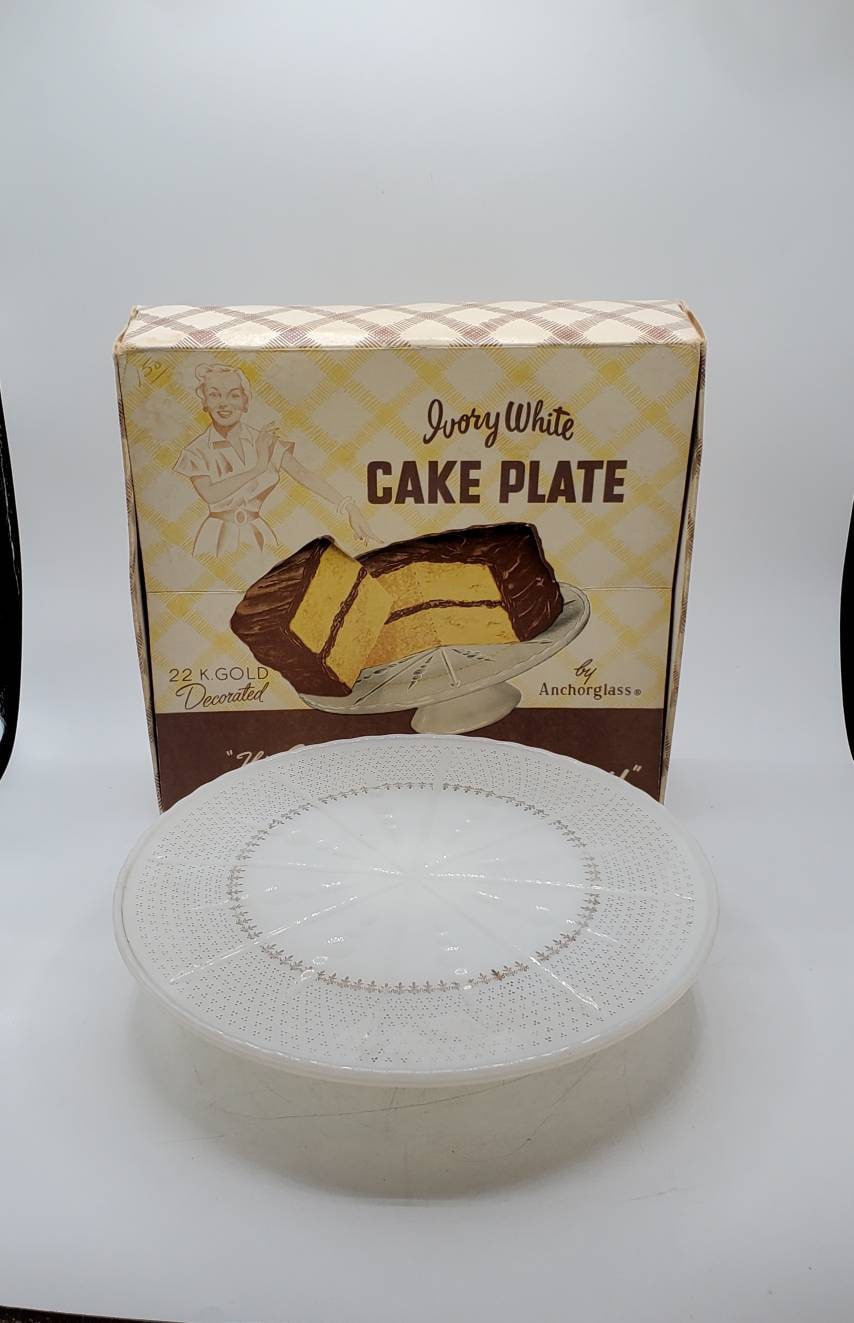 White cake plate cheap