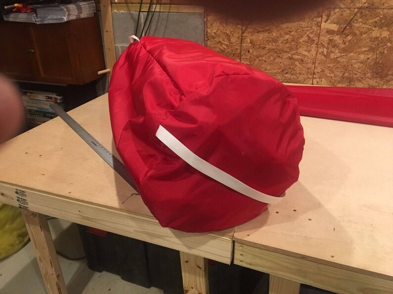 Sail Storage Bag 42 Tall X 18 Diameter, 400 Denier Oxford Cloth Nylon
