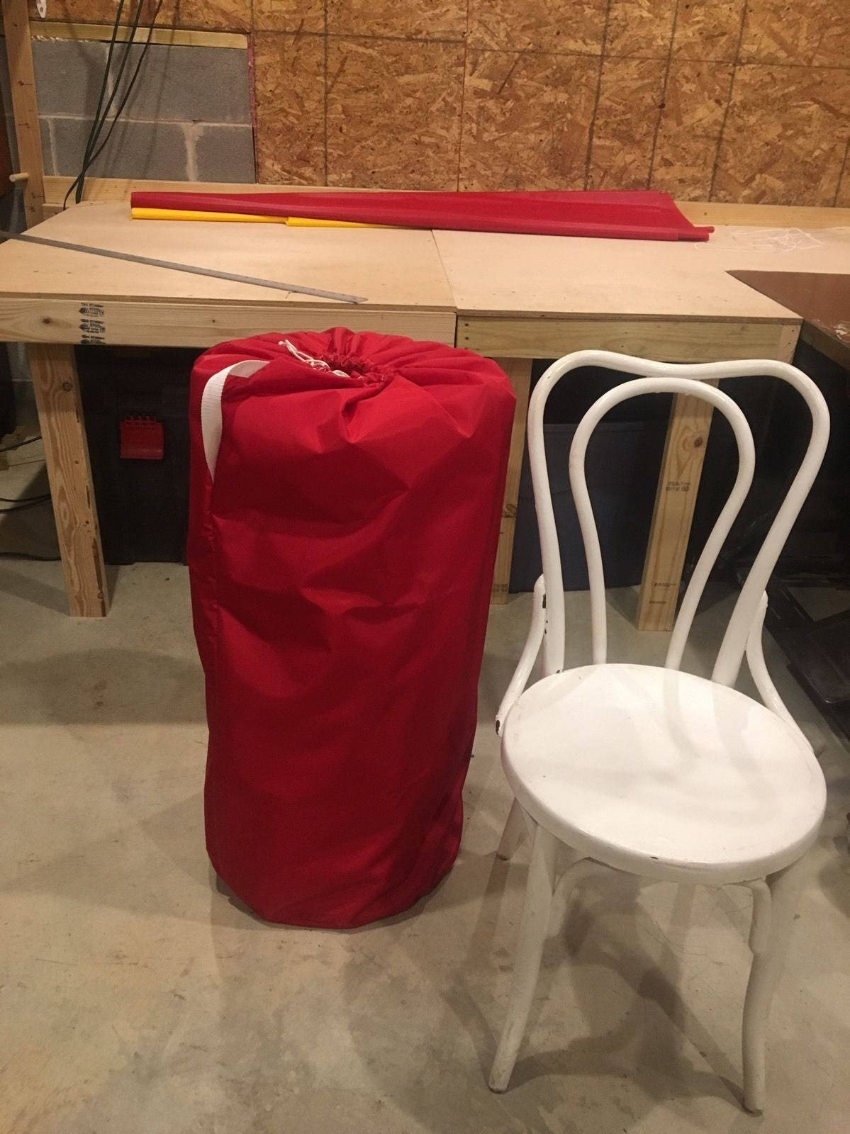 Sail Storage Bag 42 Tall X 18 Diameter, 400 Denier Oxford Cloth Nylon