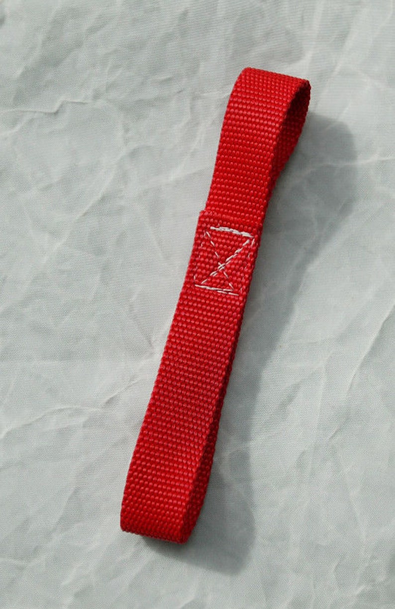 Red Winch Hook Pull Strap, Two Loop, 8 X 1 Etsy
