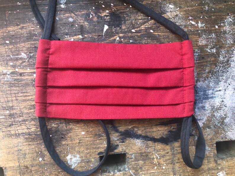 Face Mask Made of 100 Cotton Doublelayer Makeshift Mask Etsy