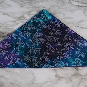 Space Dinosaur Bandana - Over the Collar or Tie-On