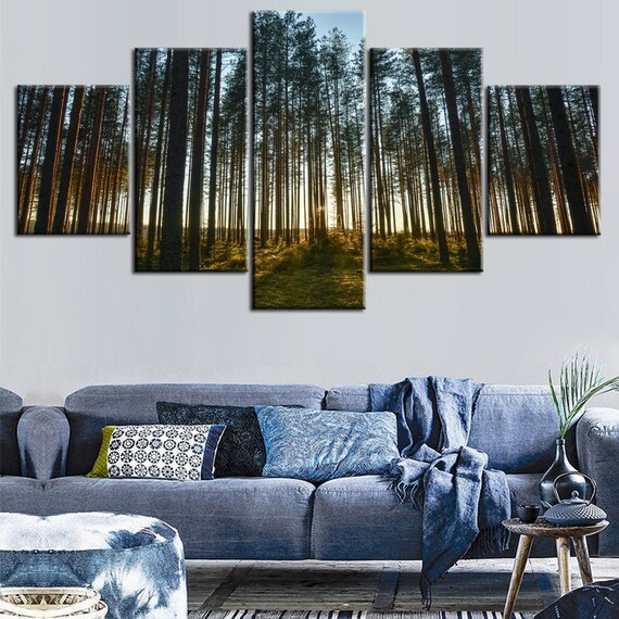 Cyprest Forest Wall Art Canvas Tall Trees - Forest Wall Art Framed Cyprest Forest Wall Art Canvas Tall Trees - Forest Wall Art Framed