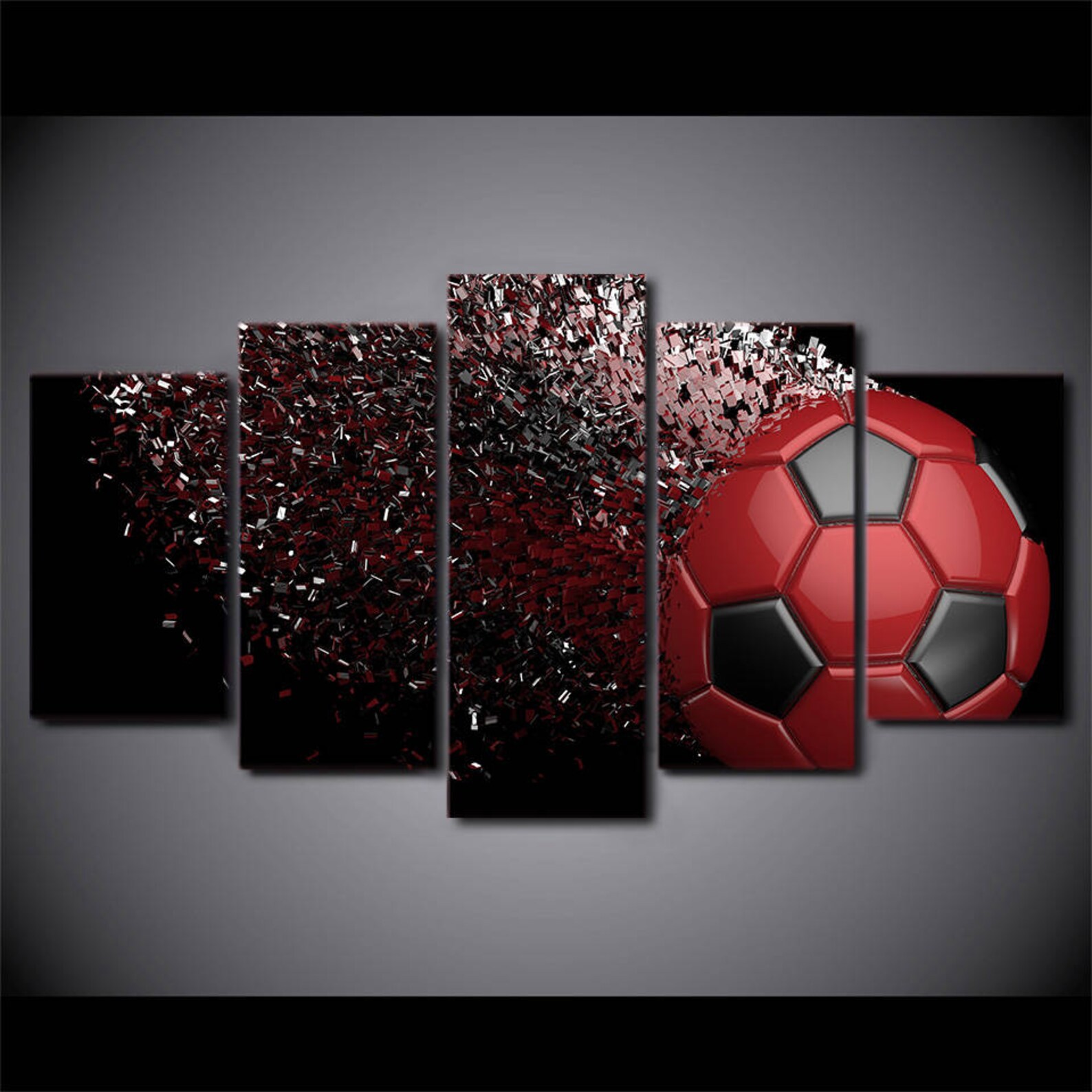 Large Soccer Canvas Art Soccer Wall Art Soccer Wall Decor Etsy