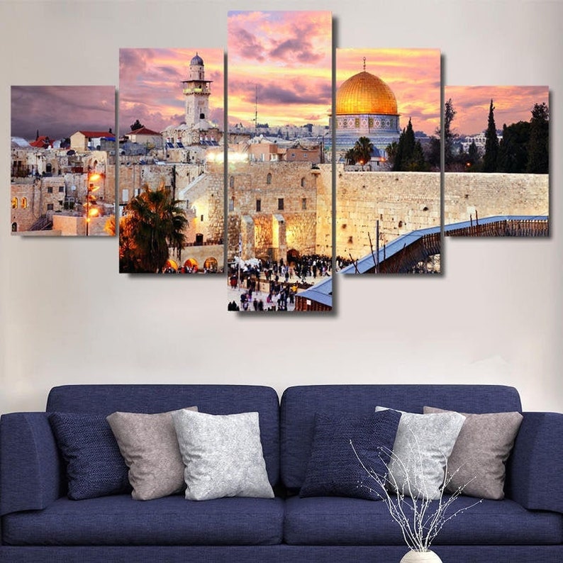Jerusalem Wall Art Jerusalem Wall Art Jesrusalem Wall Decor Etsy