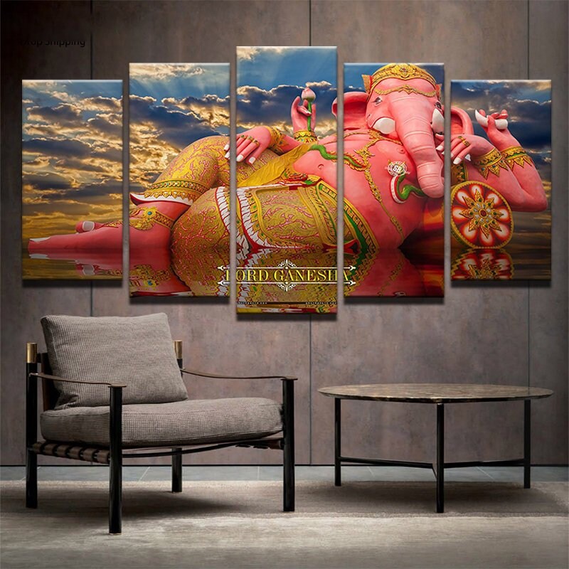 Ganesha Wall Art Decor Split Canvas Hong Kong - Panel Canvas Wall Art Company Ganesha Wall Art Decor Split Canvas Hong Kong - Panel Canvas Wall Art Company