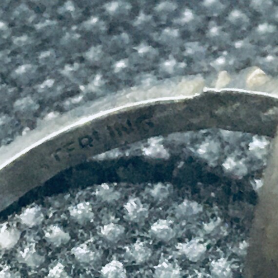 Emerald Green Statement Cocktail Ring signed SK -… - image 10