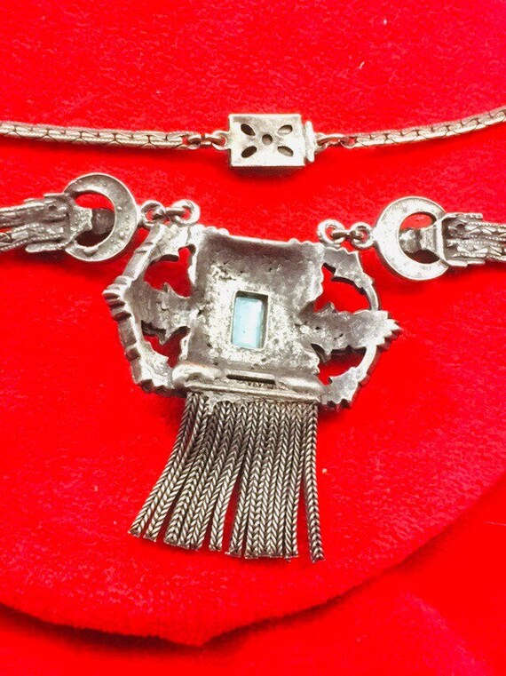 Egyptian Revival Necklace - Vintage 1920s, New Ol… - image 9