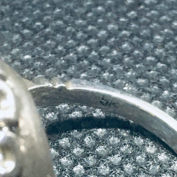 Emerald Green Statement Cocktail Ring signed SK -… - image 9