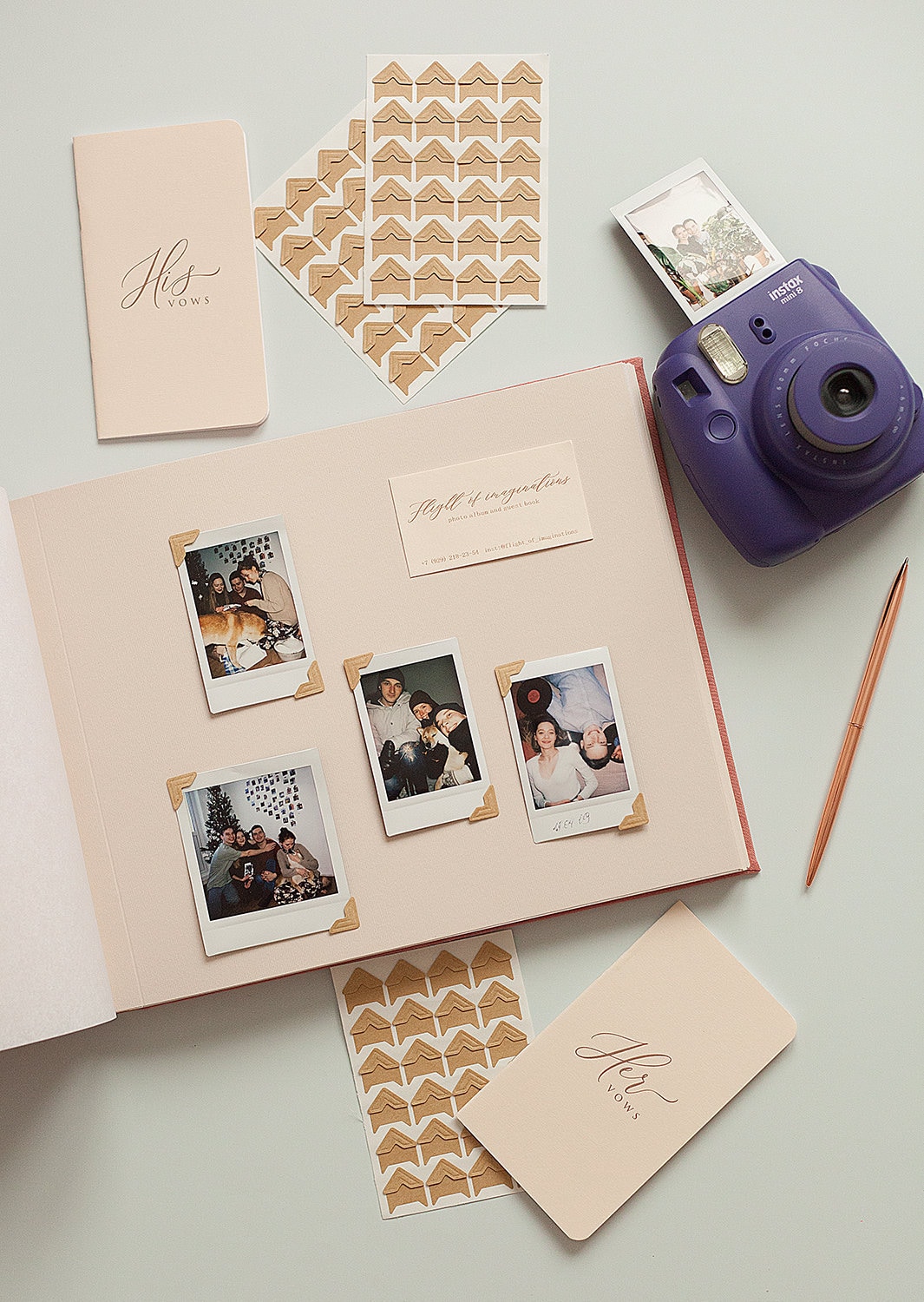 Corners for photos Photo Album Paper Photo Stickers Etsy