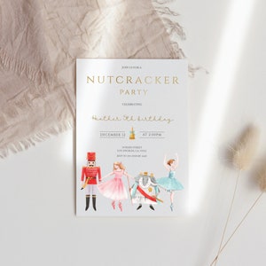 Nutcracker Birthday Party Invitation Printable Birthday - Etsy
