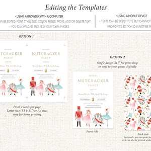 Nutcracker Birthday Party Invitation Printable Birthday - Etsy