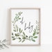 Greenery oh Baby Sign, Printable, Baby Shower Sign Decor, Olive Foliage ...