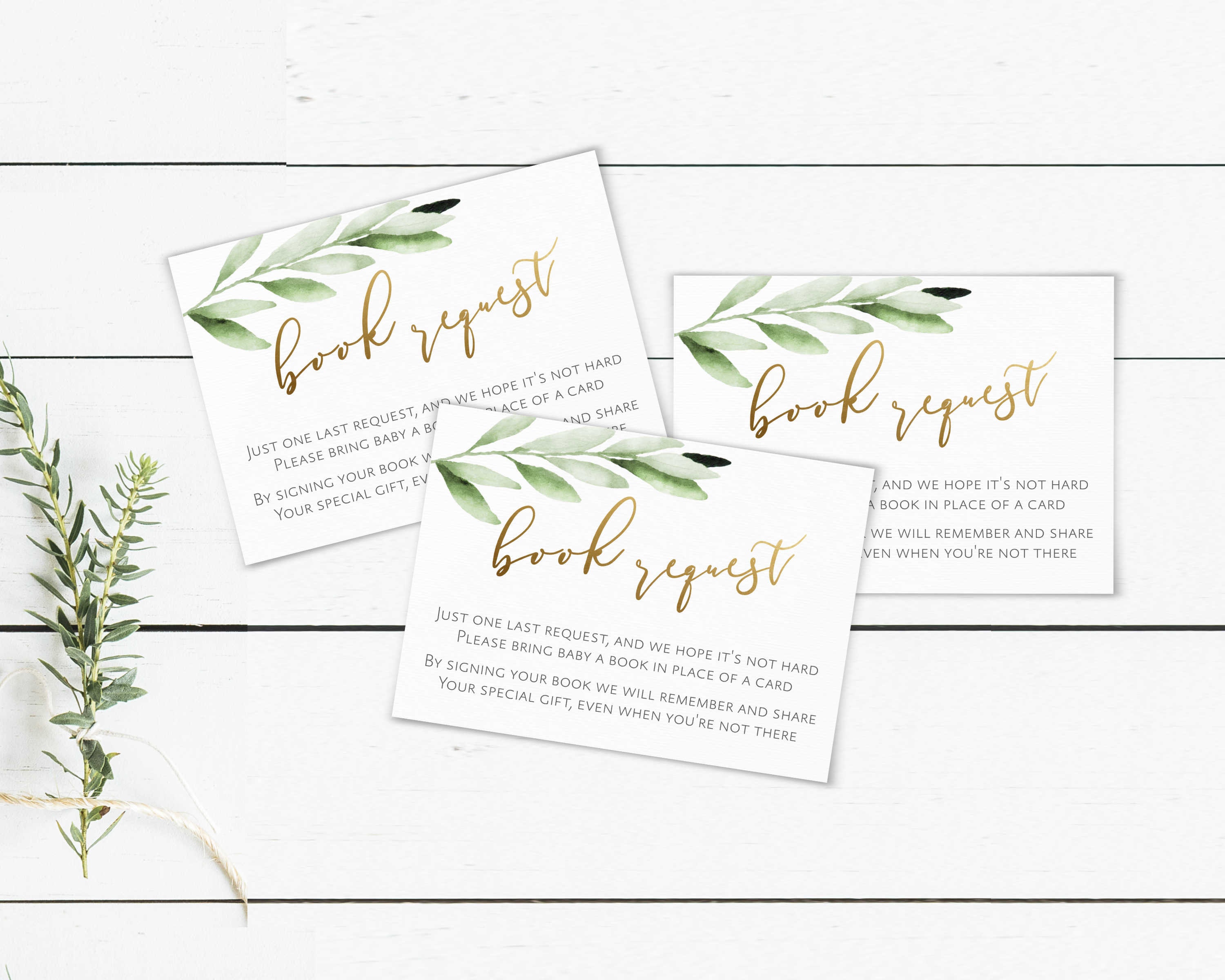 Greenery Oh Baby Shower Invitation Invitation Set Printable | Etsy