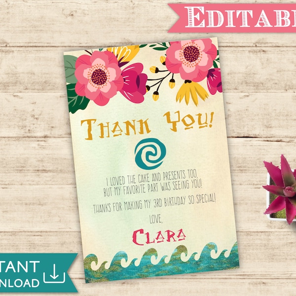 Moana Birthday - Etsy
