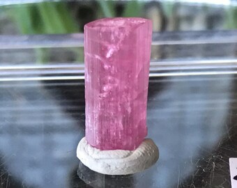 Natural Pink Tourmaline Crystal | Raw Tourmaline Stone | 11ct Pink Tourmaline Crystal Mineral Specimen | Tourmaline Loose Gemstone