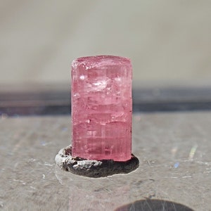 10ct Pink Tourmaline Crystal Raw ,  Double Terminated Pink Tourmaline from Afghanistan, Tourmaline for jewelry