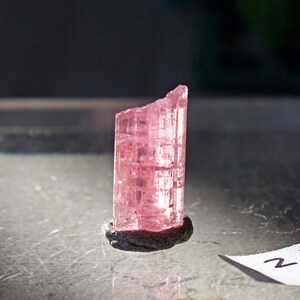 Natural Pink Tourmaline Gemstone | Raw Pink Tourmaline Uncut | Tourmaline Gemstones and Minerals | Size : 15mm( L) x 8mm ( W ) 7mm (D)