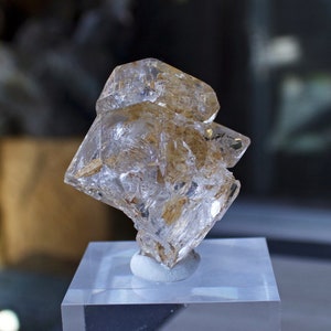Skeletal Elestial Quartz Crystal With Clay Inclusion  | Adaptogenic Quartz