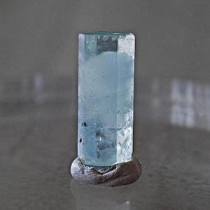 Terminated Aquamarine Crystal Pencil From Shigar Pakistan, Fine Aquamarine Natural  Blue Beryl, Aquamarine Minerals and Specimen