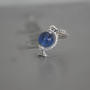Pandora Blue Globe Dangle  /799430C01/ Authentic pandora  charm/ Pandora bracelet charm